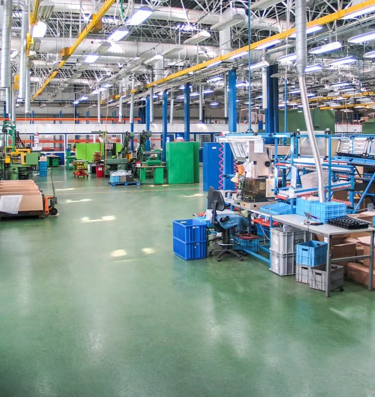 Posadzka żywiczna zielona