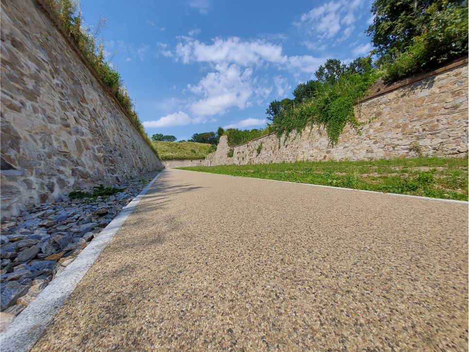 zasosowanie nawierzchni ekoway jako ścieżki w Suchej Fosie